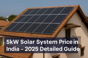5kw Solar system Price in India